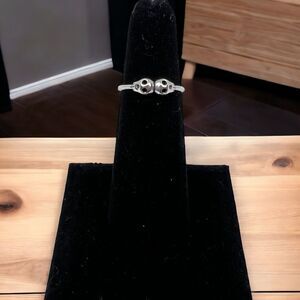 Skull Heads Ring 925 Sterling Silver